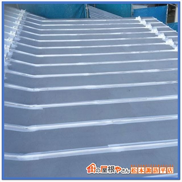 松本市屋根遮熱塗装　ダメ込み